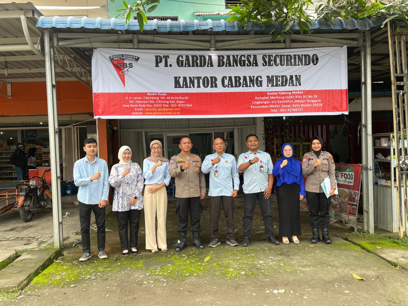 Tim GBS di Kantor Cabang Medan