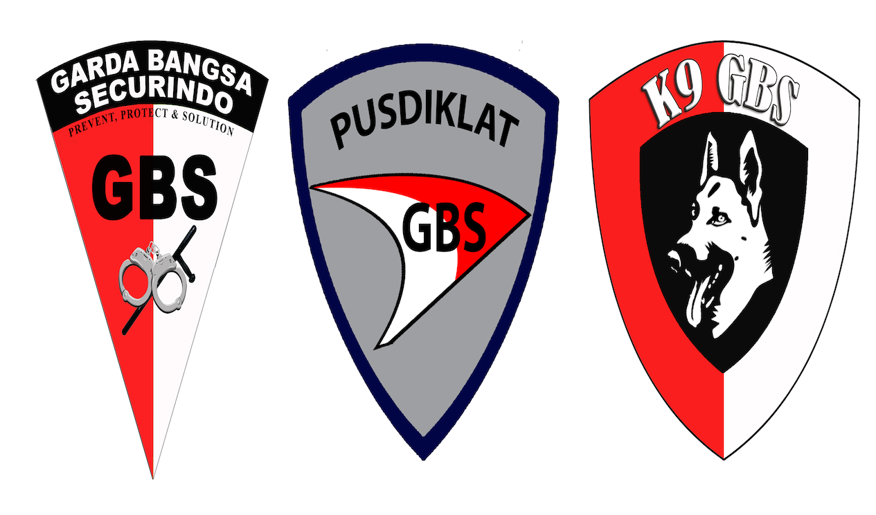 Logo GBS, Pusdiklat GBS, dan K9 GBS